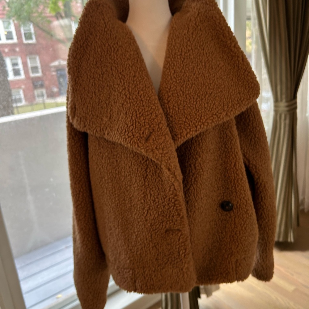 We The Free Warm Brown Teddy Jacket